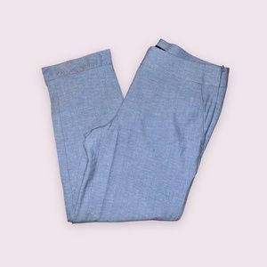 LOFT | Slim Ruffle Cropped Pants
